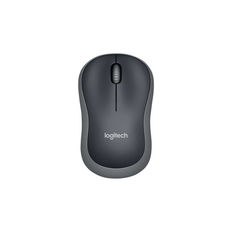 LOGITECH M185 Mouse optical wireless 2.4 GHz USB wireless receiver grey