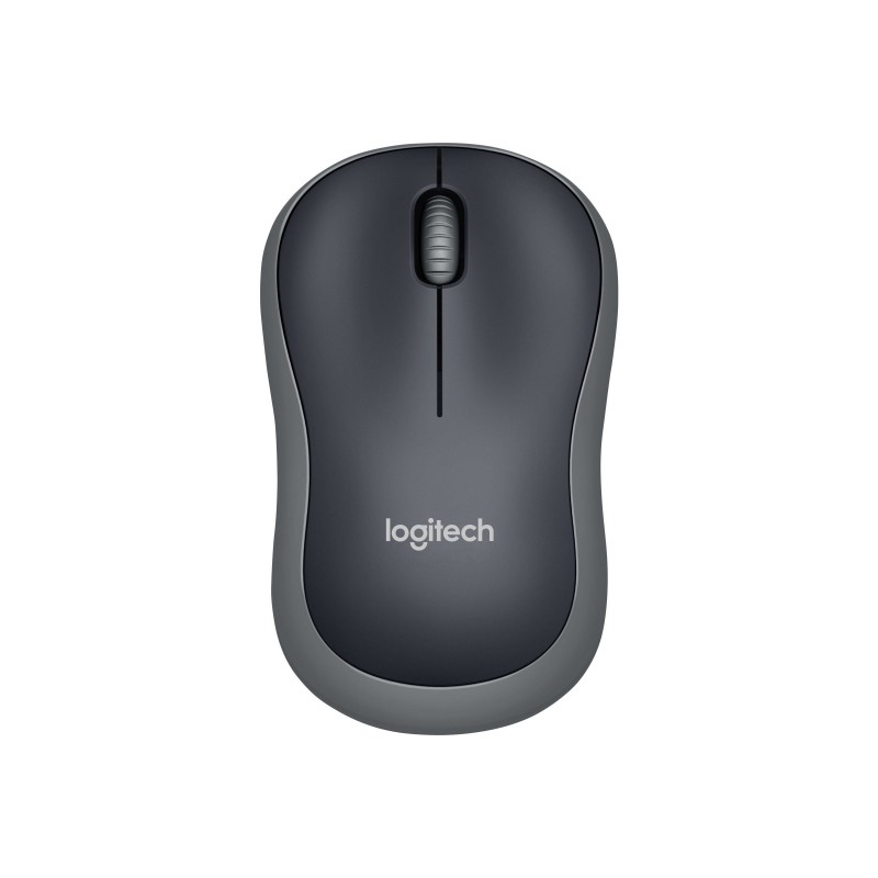 LOGITECH M185 Mouse optical wireless 2.4 GHz USB wireless receiver grey