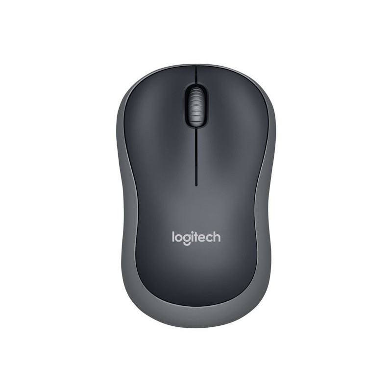 LOGITECH M185 Mouse optical wireless 2.4 GHz USB wireless receiver grey