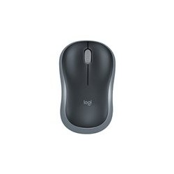 LOGITECH M185 Mouse optical wireless 2.4 GHz USB wireless receiver grey