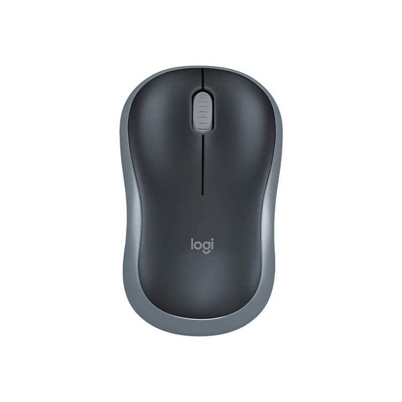 LOGITECH M185 Mouse optical wireless 2.4 GHz USB wireless receiver grey