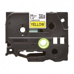 BROTHER TZE661 Taśma Brother 36mm BLACK ON YELLOW BROTHER TZE661 Taśma Brother 36mm BLACK ON YELLOW