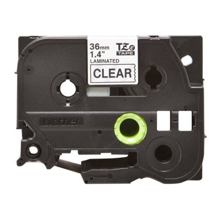 BROTHER TZE161 Taśma Brother 36mm BLACK ON CLEAR BROTHER TZE161 Taśma Brother 36mm BLACK ON CLEAR