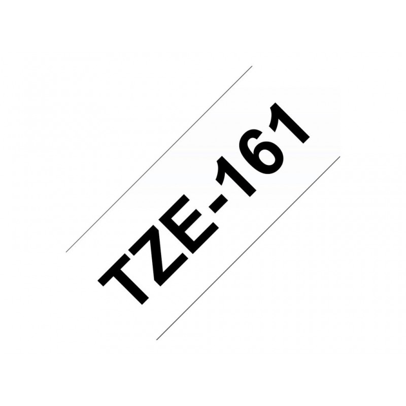 BROTHER TZE161 Taśma Brother 36mm BLACK ON CLEAR BROTHER TZE161 Taśma Brother 36mm BLACK ON CLEAR