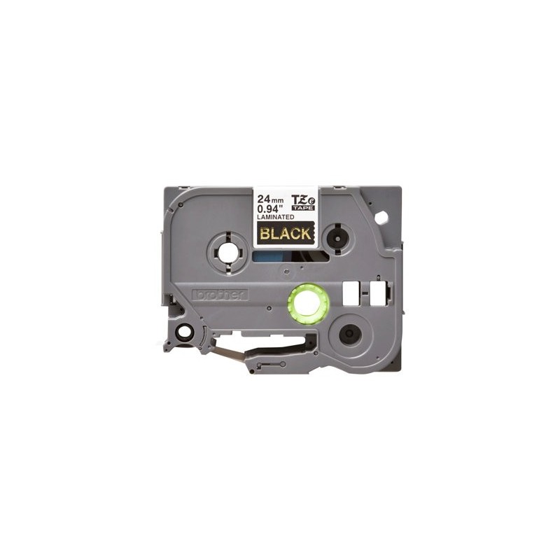 BROTHER TZE354 Taśma Brother 24mm Gold on Black