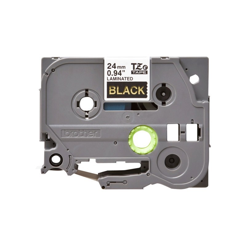 BROTHER TZE354 Taśma Brother 24mm Gold on Black