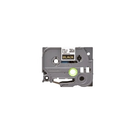 BROTHER TZE354 Taśma Brother 24mm Gold on Black