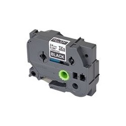 BROTHER TZE355 Taśma Brother 24mm White on Black BROTHER TZE355 Taśma Brother 24mm White on Black