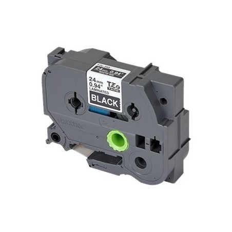 BROTHER TZE355 Taśma Brother 24mm White on Black BROTHER TZE355 Taśma Brother 24mm White on Black