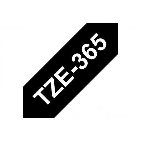 BROTHER TZE365 Taśma Brother 36mm WHITE ON BLACK BROTHER TZE365 Taśma Brother 36mm WHITE ON BLACK