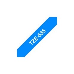 BROTHER TZE535 Taśma Brother 12mm WHITE ON BLUE BROTHER TZE535 Taśma Brother 12mm WHITE ON BLUE