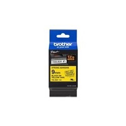 BROTHER TZeS621 Taśma Brother 9mm BLACK ON YELLOW ADHESIVE TAPE BROTHER TZeS621 Taśma Brother 9mm BLACK ON YELLOW ADHESIVE TAPE