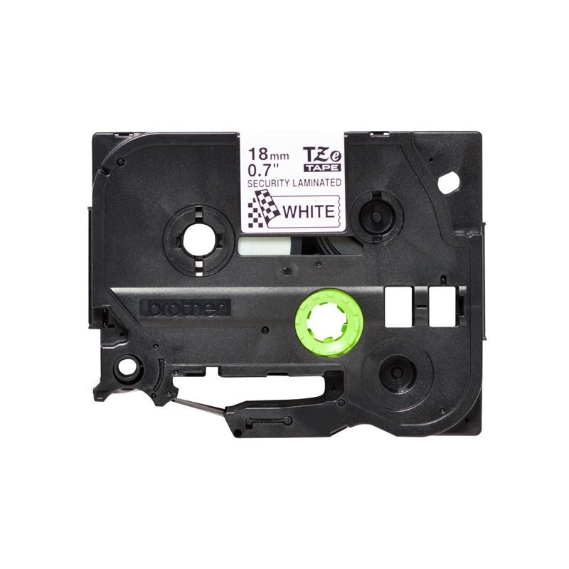 BROTHER TZESE4 Taśma Brother 18mm BLACK ON WHITESECURITY TAPE BROTHER TZESE4 Taśma Brother 18mm BLACK ON WHITESECURITY TAPE