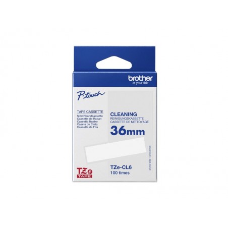 BROTHER TZECL6 Taśma Brother 36MM HEAD CLEANING TAPE BROTHER TZECL6 Taśma Brother 36MM HEAD CLEANING TAPE