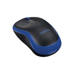 LOGITECH M185 Mouse optical wireless 2.4 GHz USB wireless receiver blue