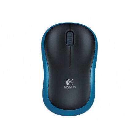 LOGITECH M185 Mouse optical wireless 2.4 GHz USB wireless receiver blue