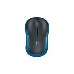 LOGITECH M185 Mouse optical wireless 2.4 GHz USB wireless receiver blue