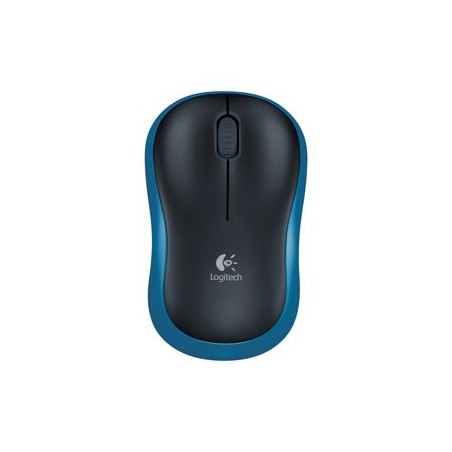LOGITECH M185 Mouse optical wireless 2.4 GHz USB wireless receiver blue