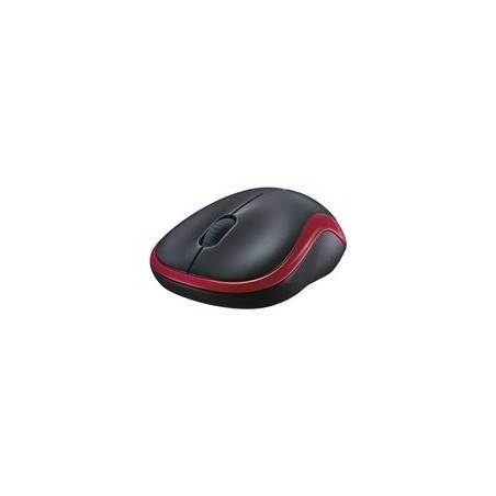 LOGITECH M185 Mouse optical wireless 2.4 GHz USB wireless receiver red