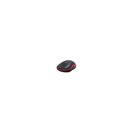 LOGITECH M185 Mouse optical wireless 2.4 GHz USB wireless receiver red