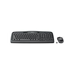 LOGITECH Wireless Combo MK330 Keyboard and mouse set wireless 2.4 GHz International black (US)