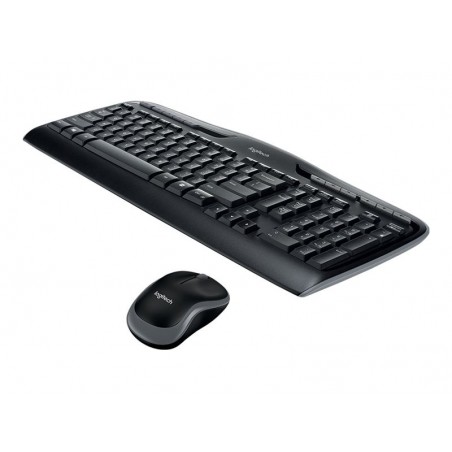 LOGITECH Wireless Combo MK330 Keyboard and mouse set wireless 2.4 GHz International black (US)
