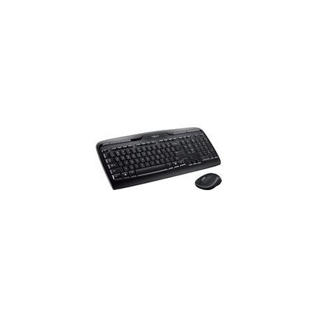 LOGITECH Wireless Combo MK330 Keyboard and mouse set wireless 2.4 GHz International black (US)
