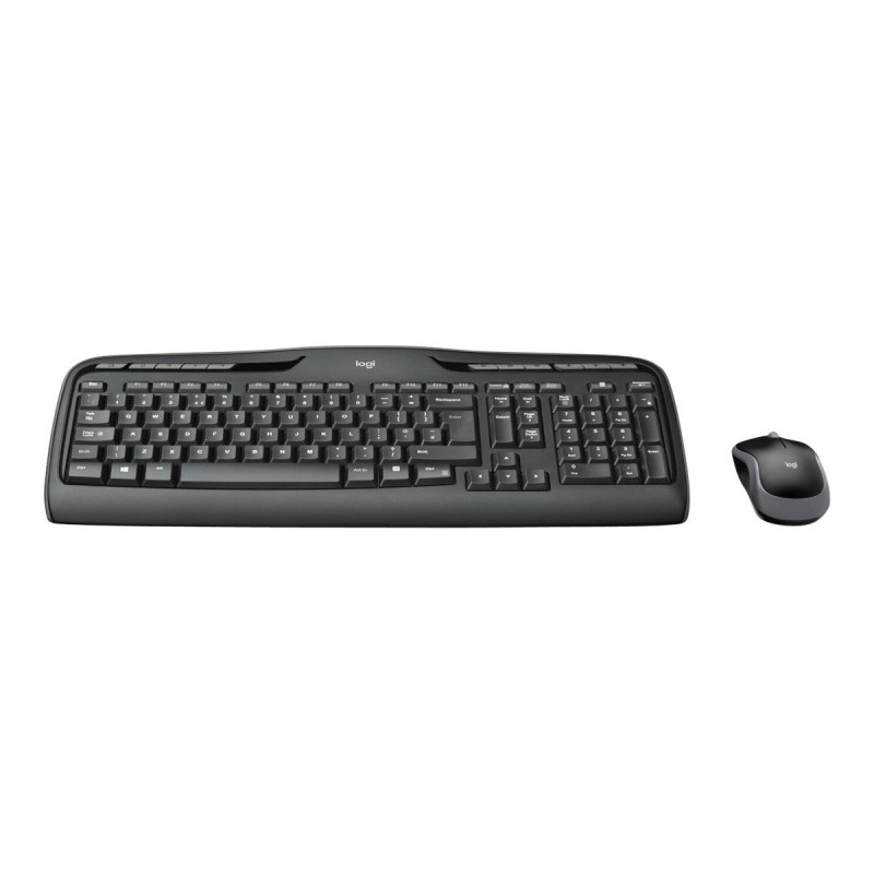 LOGITECH Wireless Combo MK330 Keyboard and mouse set wireless 2.4 GHz International black (US)