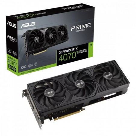 Karta graficzna GeForce RTX 4070 Ti Super OC 16G Prime GDDR6X HDMI/3DP Karta graficzna GeForce RTX 4070 Ti Super OC 16G Prime GDDR6X HDMI/3DP
