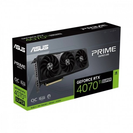 Karta graficzna GeForce RTX 4070 Ti Super OC 16G Prime GDDR6X HDMI/3DP Karta graficzna GeForce RTX 4070 Ti Super OC 16G Prime GDDR6X HDMI/3DP