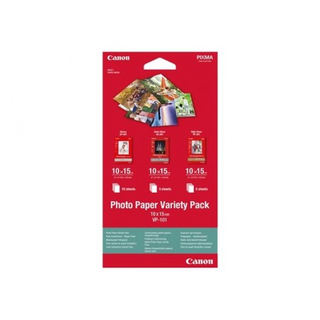 CANON Photo Paper Variety Pack 10x15cm VP-101