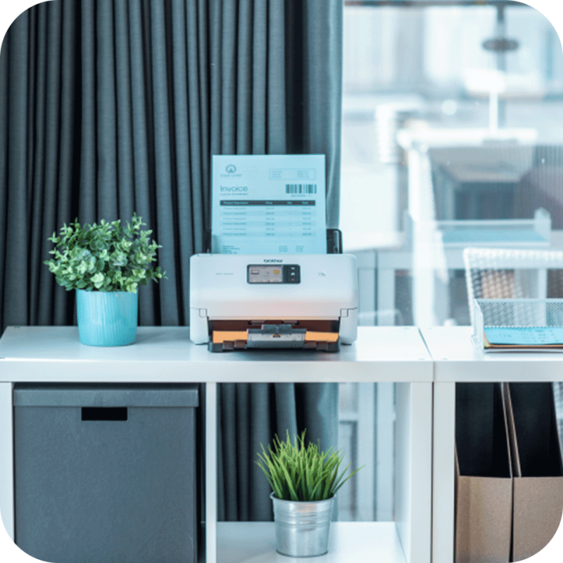 Skaner Brother ADS-4550W - Dokumentowy WiFi Duplex | Drukarki.pl Skaner Brother ADS-4550W - Dokumentowy WiFi Duplex | Drukarki.pl