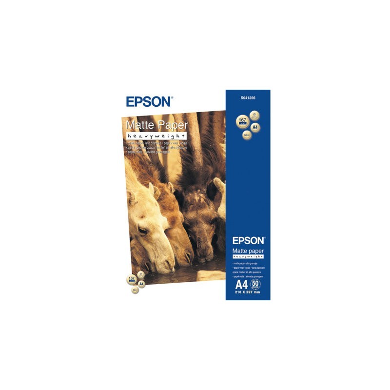 EPSON C13S041256 Papier Epson Epson matte Heavyweight 167g A4 50ark