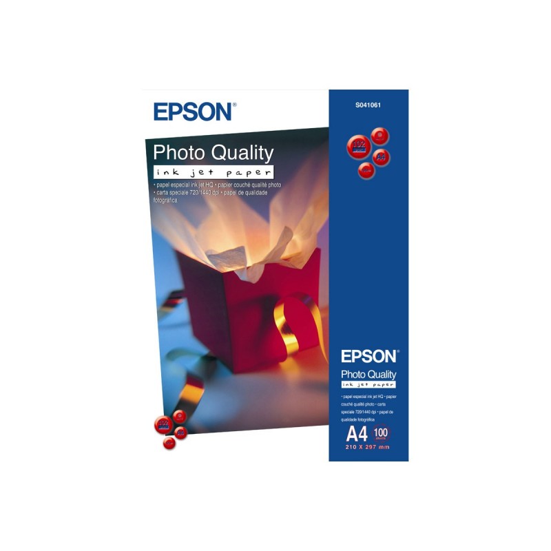 EPSON C13S041061 Papier Epson photo Quality Ink Jet 105g A4 100ark