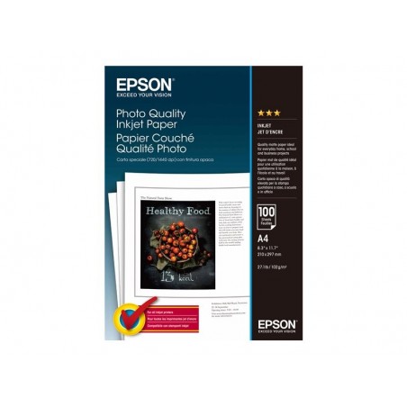 EPSON C13S041061 Papier Epson photo Quality Ink Jet 105g A4 100ark
