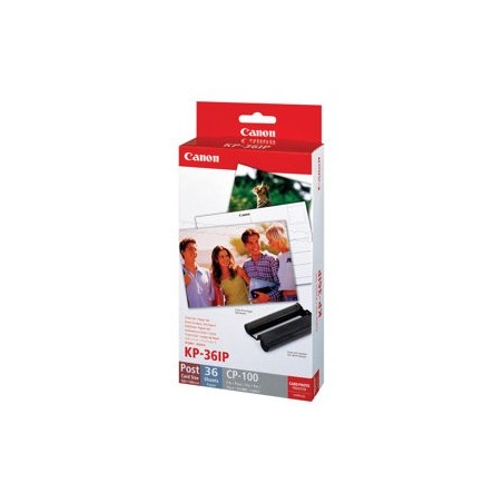 CANON KP-36IP Photo Paper 100x148mm 36sheet + color ink for Selphy CP Postcard Size