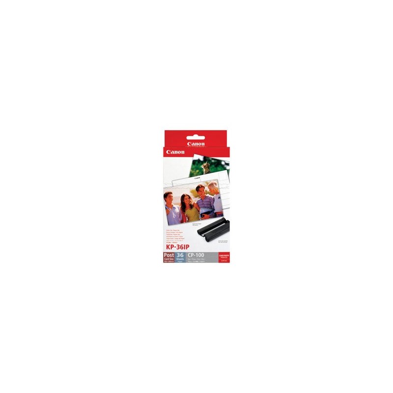 CANON KP-36IP Photo Paper 100x148mm 36sheet + color ink for Selphy CP Postcard Size