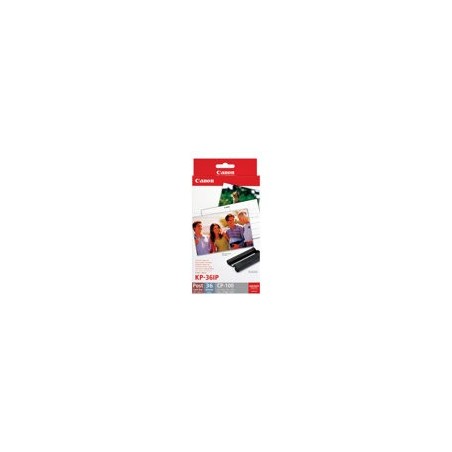 CANON KP-36IP Photo Paper 100x148mm 36sheet + color ink for Selphy CP Postcard Size