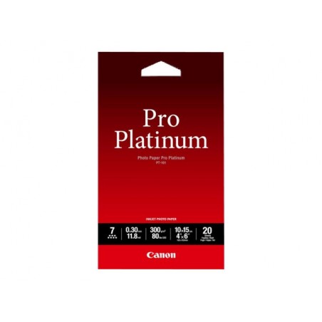 CANON 2768B013 Papier Canon PT101 Pro Platinum Photo 300g 10x15cm 20ark