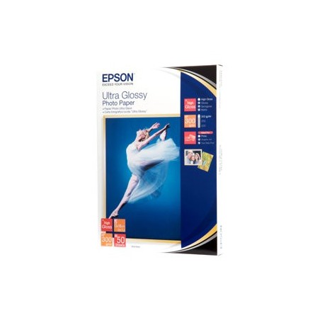 EPSON C13S041944 Papier Epson Ultra Glossy photo 300g 13x18 50ark