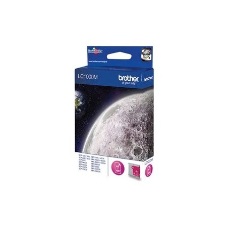 BROTHER LC1000M Tusz Brother LC1000M magenta 400str DCP330C / DCP540CN / MFC5460CN