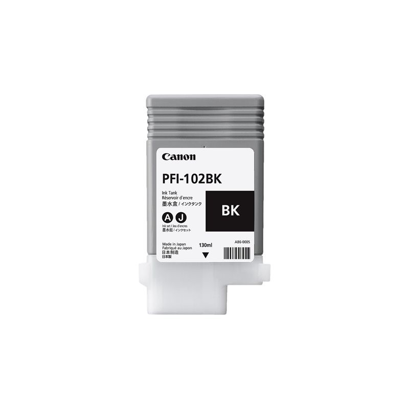 CANON PFI-102bk Ink black iPF605/650/655 iPF500 iPF600 iPF700 iP710 iPF720 LP17 LP24