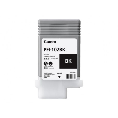 CANON PFI-102bk Ink black iPF605/650/655 iPF500 iPF600 iPF700 iP710 iPF720 LP17 LP24