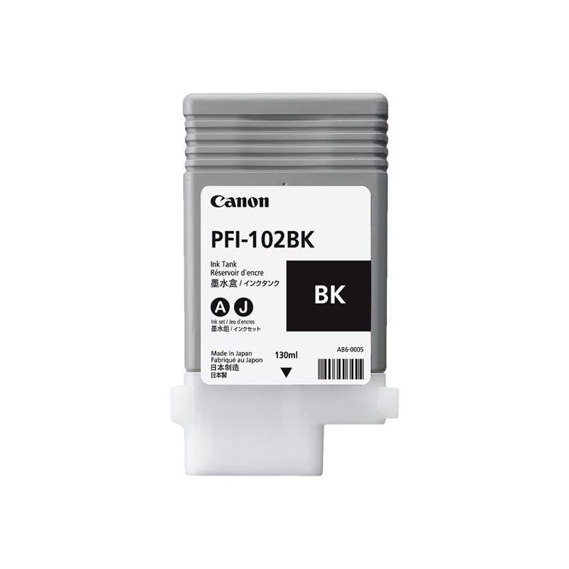 CANON PFI-102bk Ink black iPF605/650/655 iPF500 iPF600 iPF700 iP710 iPF720 LP17 LP24