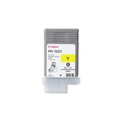 CANON PFI-102Y dye ink cartridge yellow standard capacity 130ml 1-pack