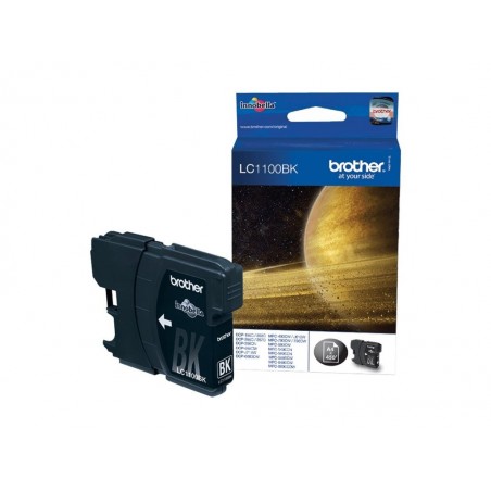 BROTHER LC1100BK Tusz Brother LC1100BK black 450str DCP395CN / DCP585CW / DCP6690CW
