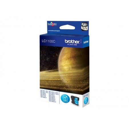 BROTHER LC1100C Tusz Brother LC1100C cyan 325str DCP395CN / DCP585CW / DCP6690CW