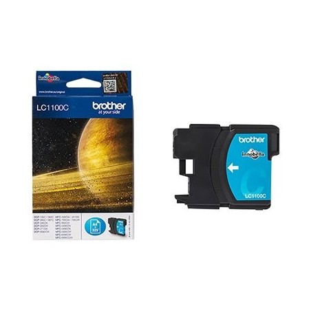 BROTHER LC1100C Tusz Brother LC1100C cyan 325str DCP395CN / DCP585CW / DCP6690CW
