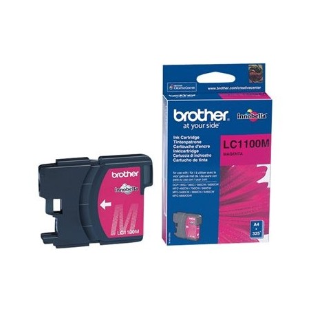 BROTHER LC1100M Tusz Brother LC1100M magenta 325str DCP395CN / DCP585CW / DCP6690CW