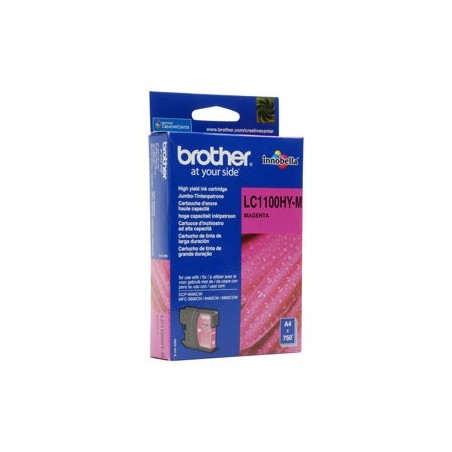 BROTHER LC1100M Tusz Brother LC1100M magenta 325str DCP395CN / DCP585CW / DCP6690CW